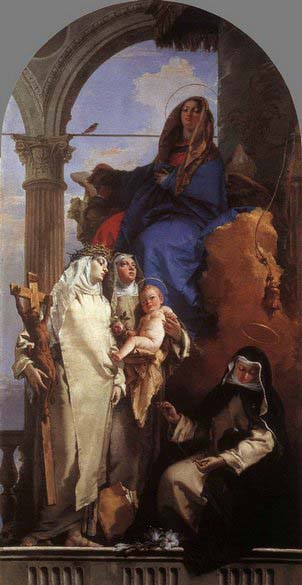 Giovanni Battista Tiepolo The Virgin Appearing to Dominican Saints